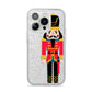 The Nutcracker iPhone 14 Pro Glitter Tough Case Silver