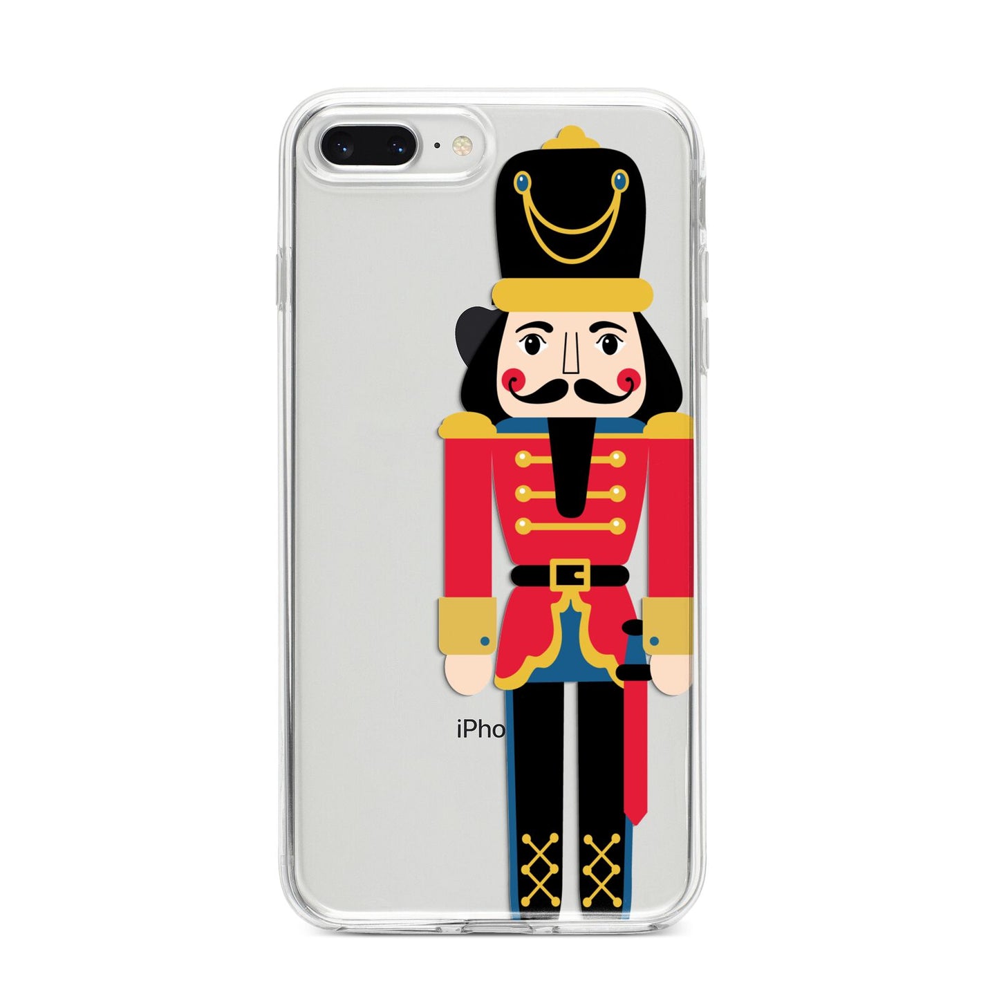 The Nutcracker iPhone 8 Plus Bumper Case on Silver iPhone