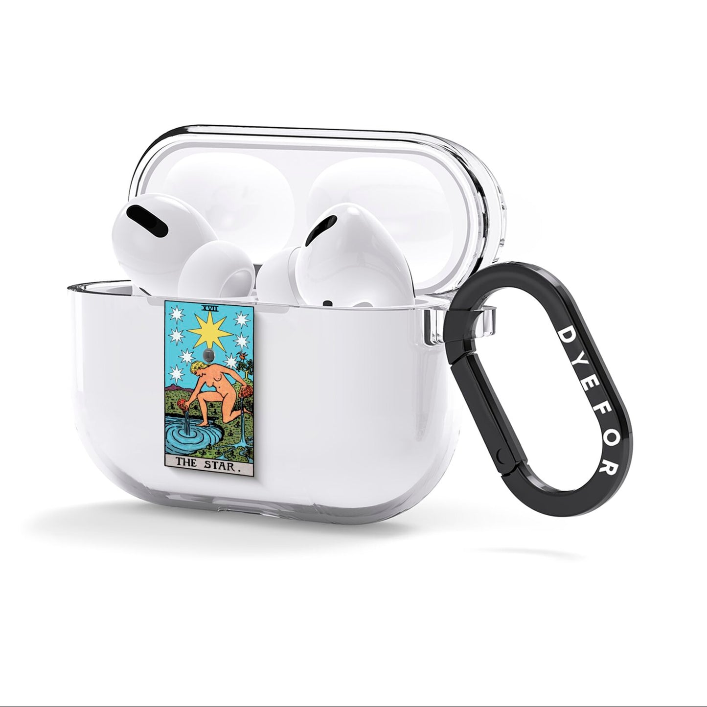 The Star Tarot Card AirPods Clear Case 3rd Gen Side Image