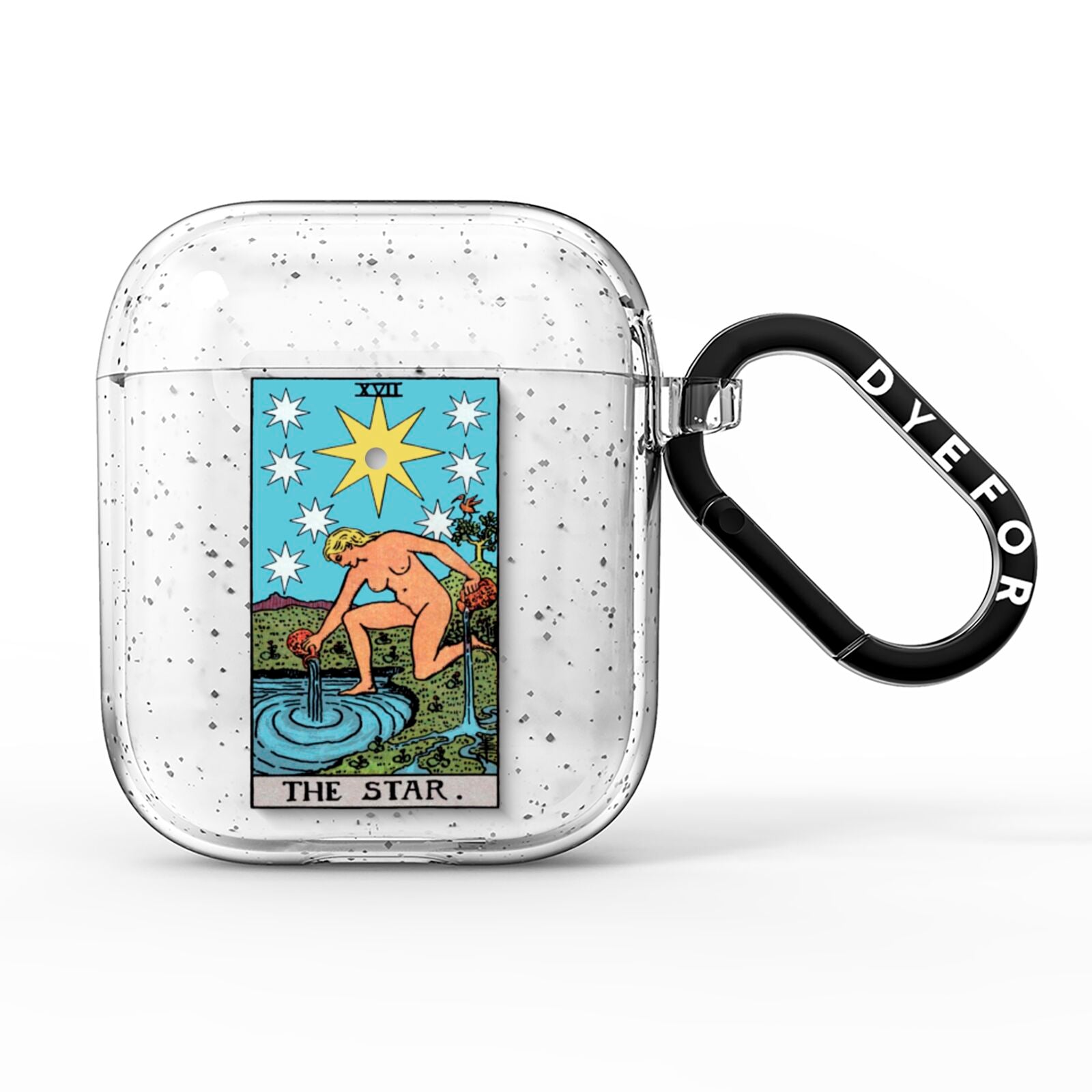 The Star Tarot Card AirPods Glitter Case