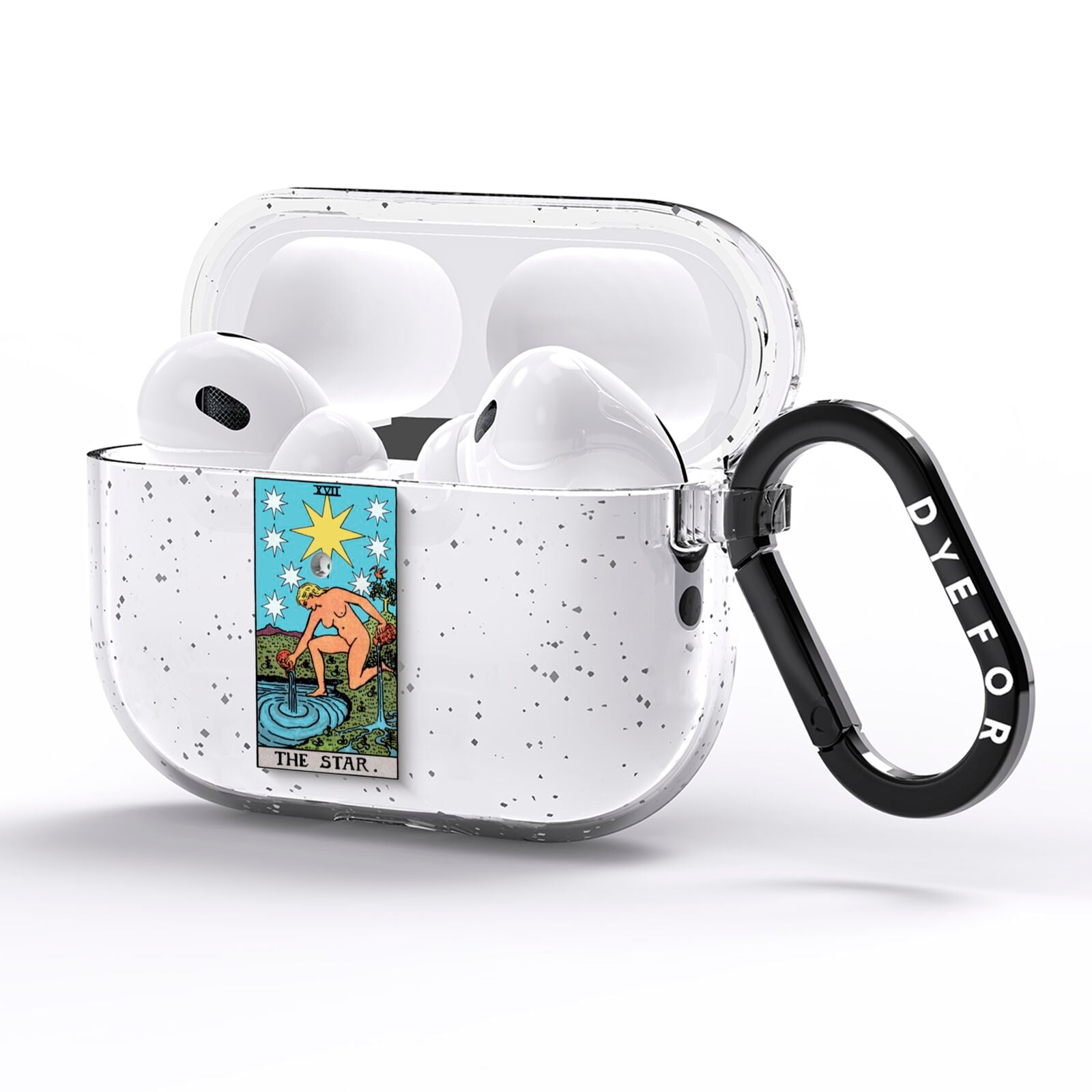 The Star Tarot Card AirPods Pro Glitter Case Side Image