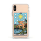 The Star Tarot Card Apple iPhone Xs Impact Case White Edge on Gold Phone