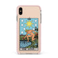 The Star Tarot Card Apple iPhone Xs Max Impact Case Pink Edge on Gold Phone
