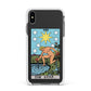 The Star Tarot Card Apple iPhone Xs Max Impact Case White Edge on Black Phone