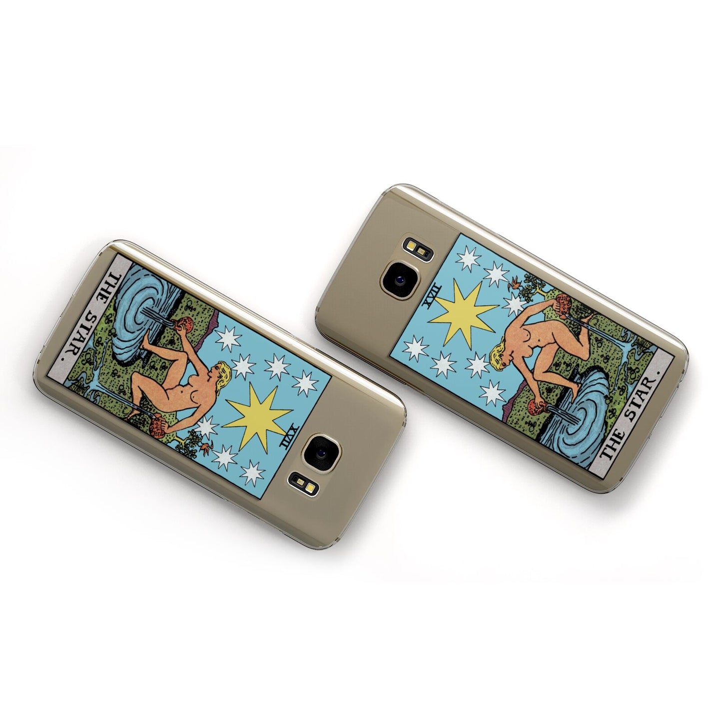 The Star Tarot Card Samsung Galaxy Case Flat Overview