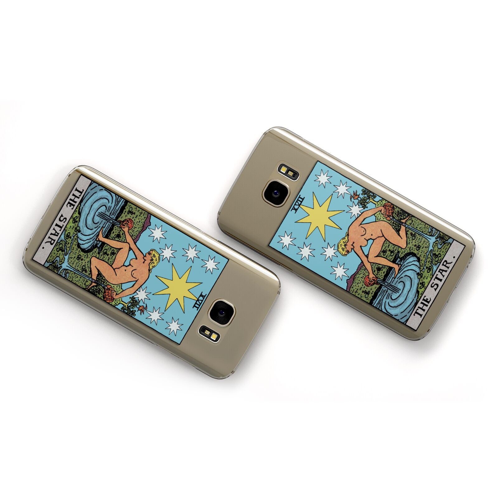 The Star Tarot Card Samsung Galaxy Case Flat Overview
