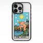 The Star Tarot Card iPhone 13 Pro Black Impact Case on Silver phone