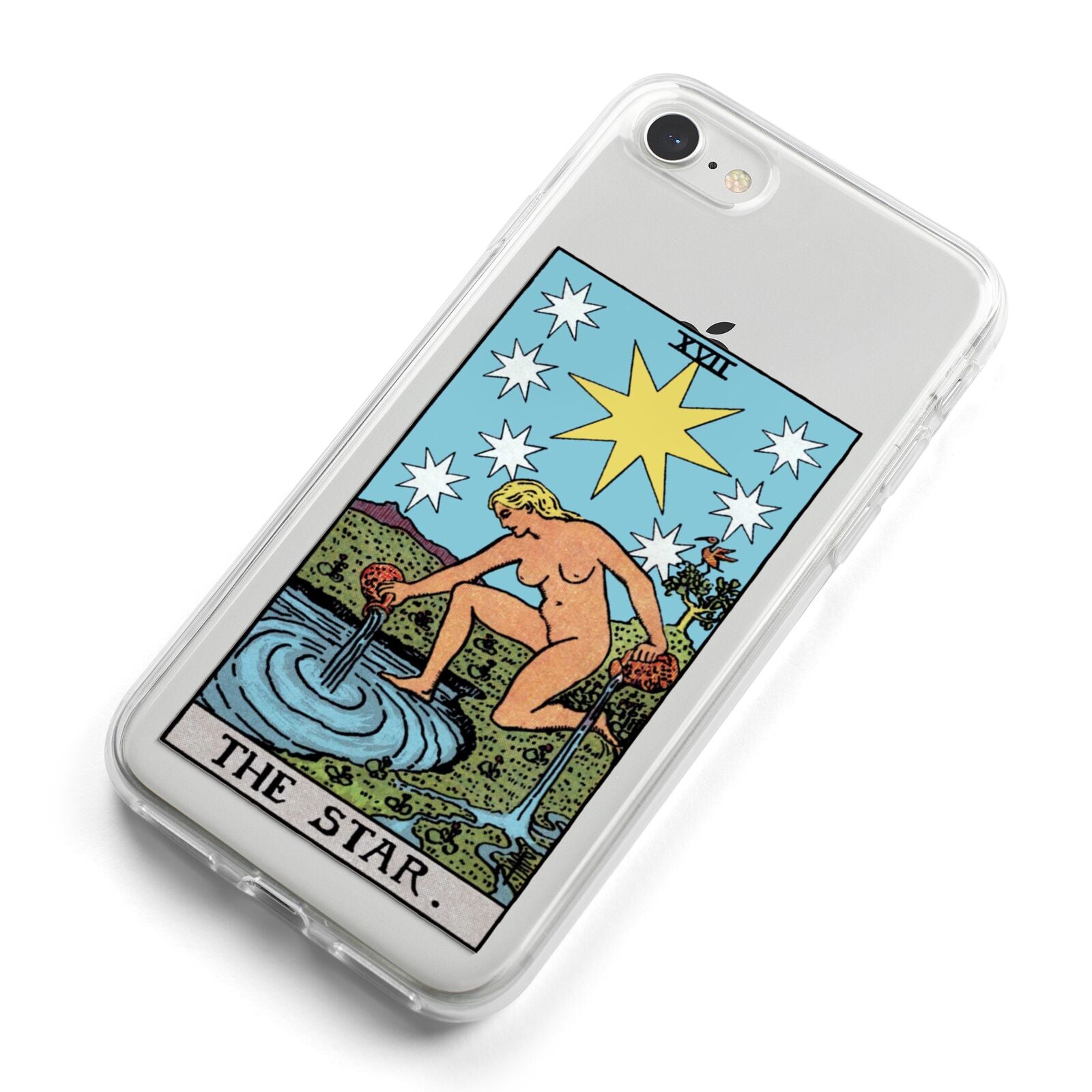 The Star Tarot Card iPhone 8 Bumper Case on Silver iPhone Alternative Image
