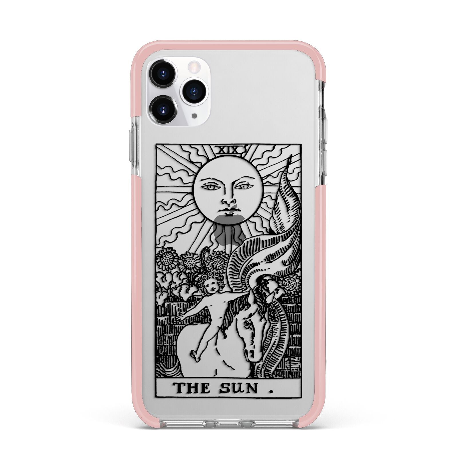The Sun Monochrome iPhone 11 Pro Max Impact Pink Edge Case
