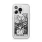The Sun Monochrome iPhone 14 Pro Clear Tough Case Silver