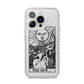 The Sun Monochrome iPhone 14 Pro Glitter Tough Case Silver
