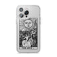 The Sun Monochrome iPhone 14 Pro Max Clear Tough Case Silver