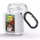 The Sun Tarot Card AirPods Clear Case Side Image