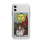 The Sun Tarot Card Apple iPhone 11 in White with Bumper Case