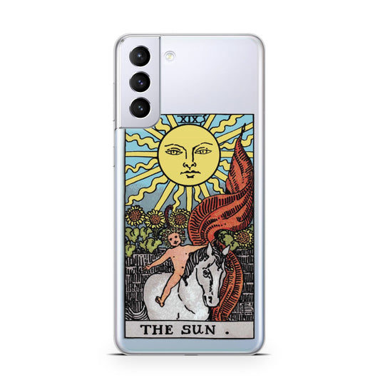 The Sun Tarot Card Samsung S21 Plus Phone Case