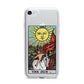 The Sun Tarot Card iPhone 7 Bumper Case on Silver iPhone