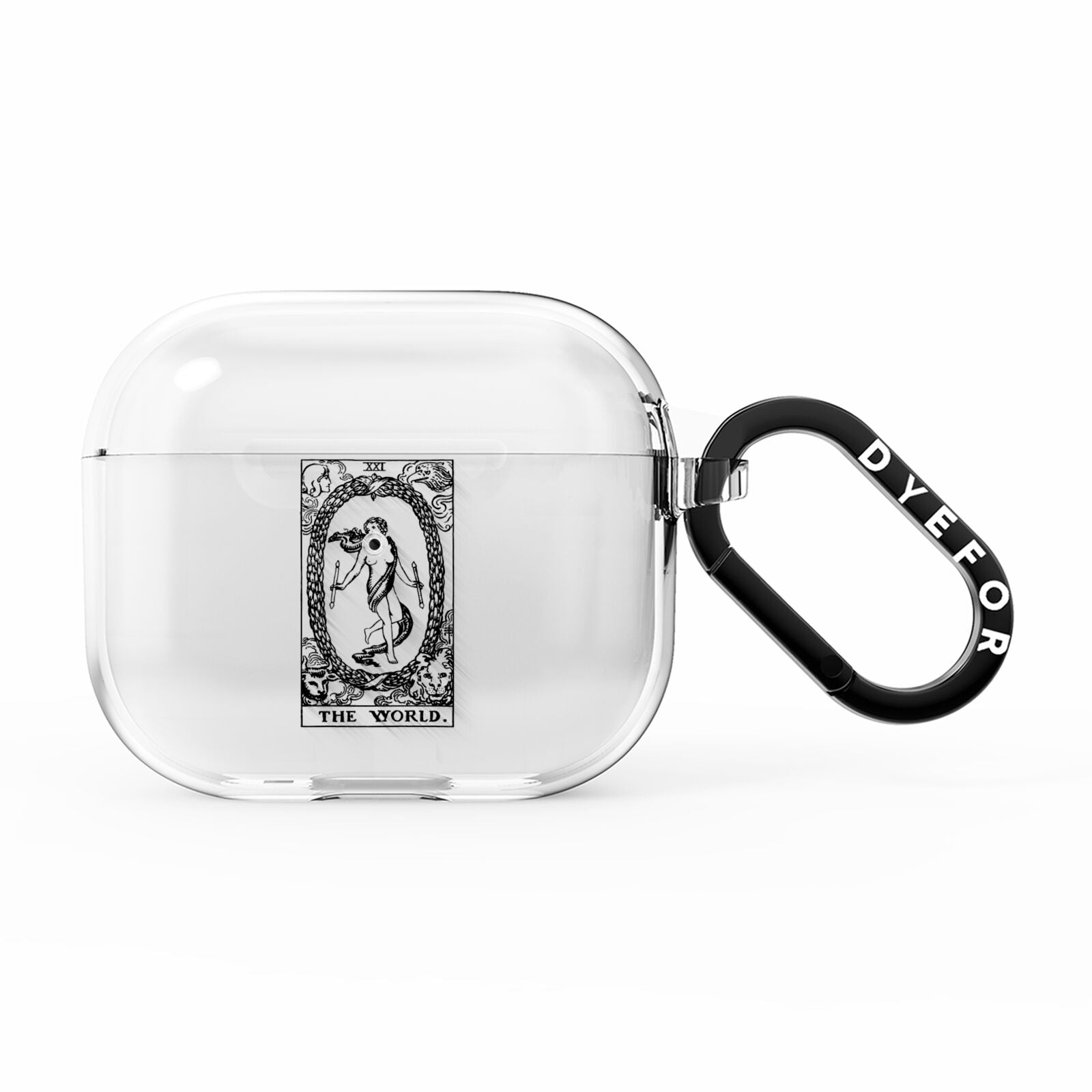 The World Monochrome AirPods Clear Case 3rd Gen