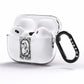 The World Monochrome AirPods Pro Clear Case Side Image