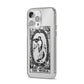 The World Monochrome iPhone 14 Pro Max Clear Tough Case Silver Angled Image