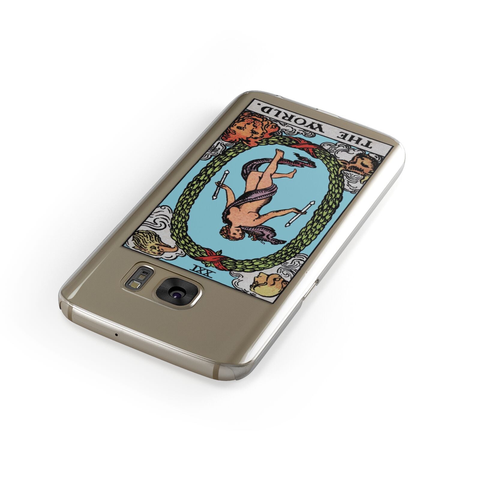 The World Tarot Card Samsung Galaxy Case Front Close Up