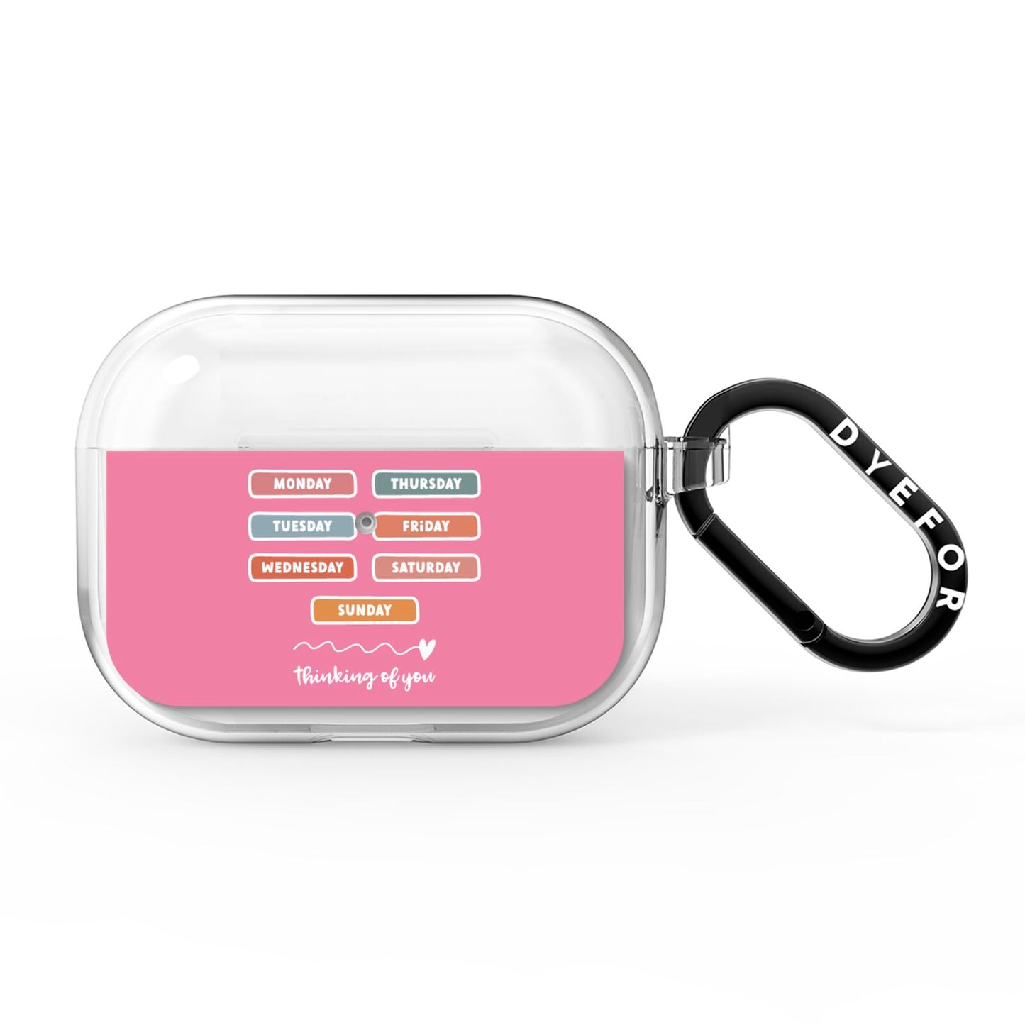 Thinking of You AirPods Pro Clear Case
