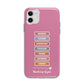 Thinking of You Apple iPhone 11 in White with Bumper Case
