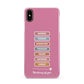 Thinking of You Apple iPhone Xs Max 3D Snap Case