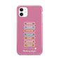 Thinking of You iPhone 11 3D Tough Case