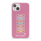 Thinking of You iPhone 13 Clear Bumper Case