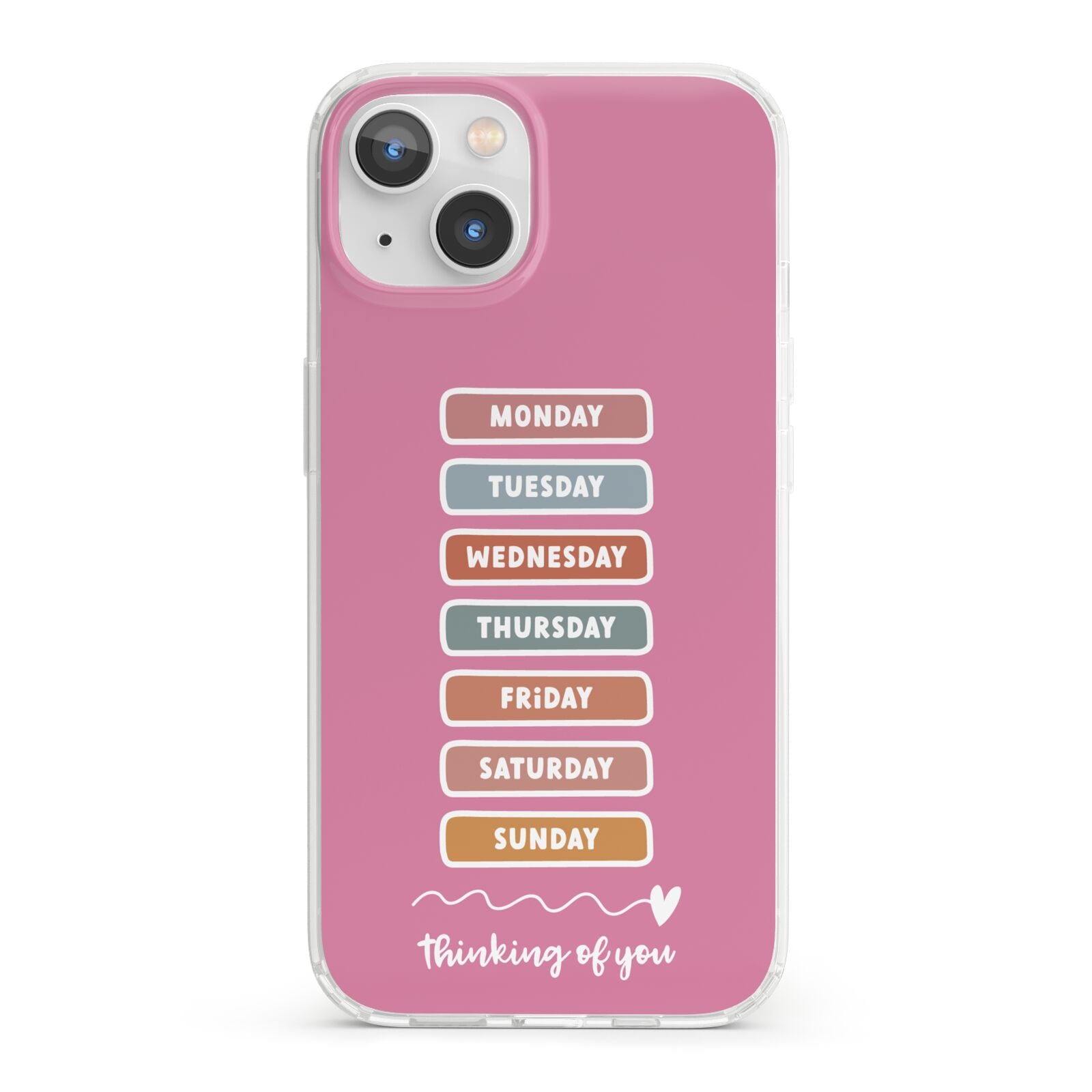 Thinking of You iPhone 13 Clear Bumper Case