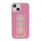 Thinking of You iPhone 13 Mini Clear Bumper Case