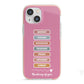 Thinking of You iPhone 13 Mini TPU Impact Case with Pink Edges