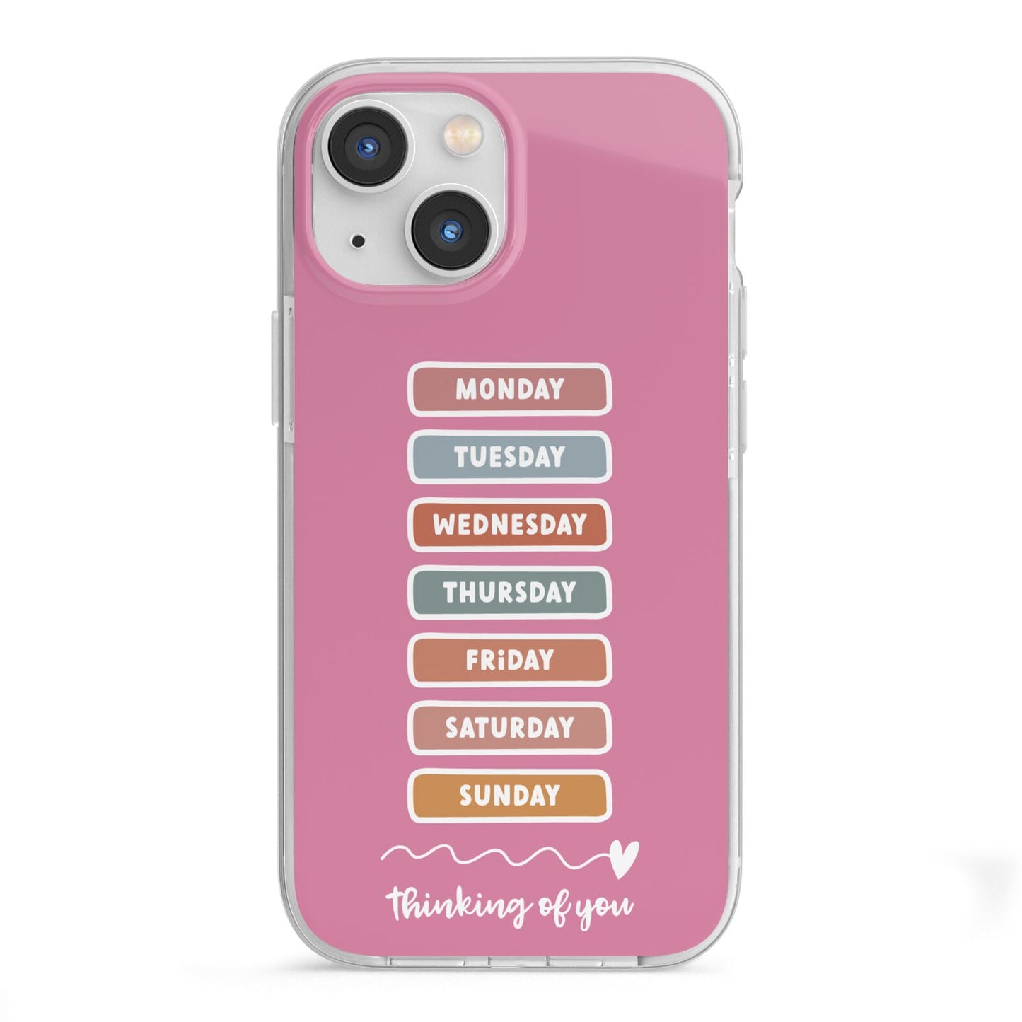 Thinking of You iPhone 13 Mini TPU Impact Case with White Edges