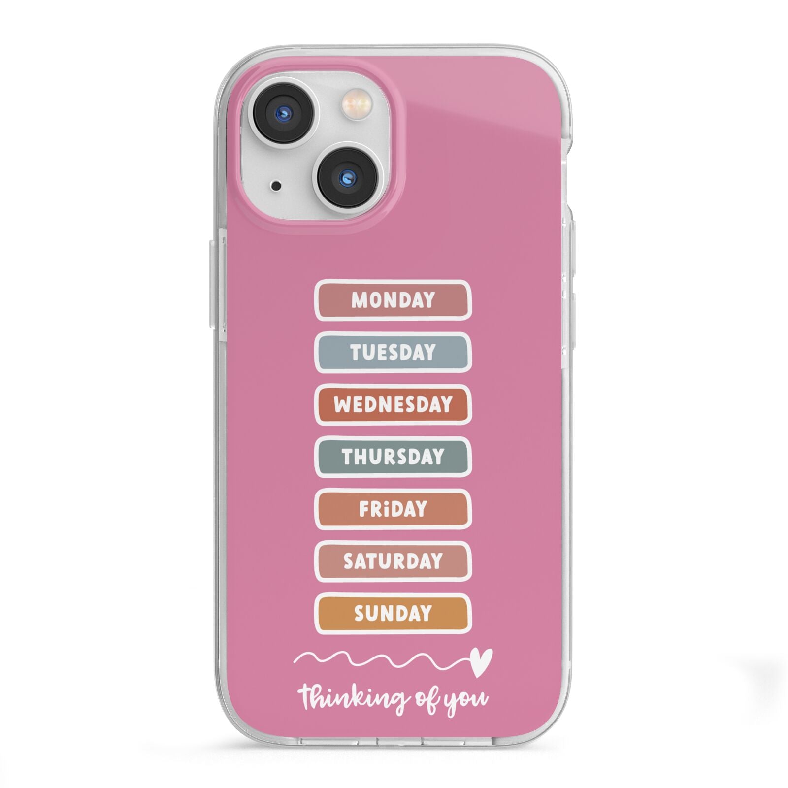 Thinking of You iPhone 13 Mini TPU Impact Case with White Edges