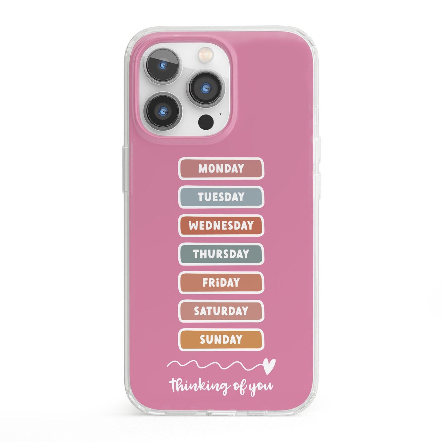Thinking of You iPhone 13 Pro Clear Bumper Case