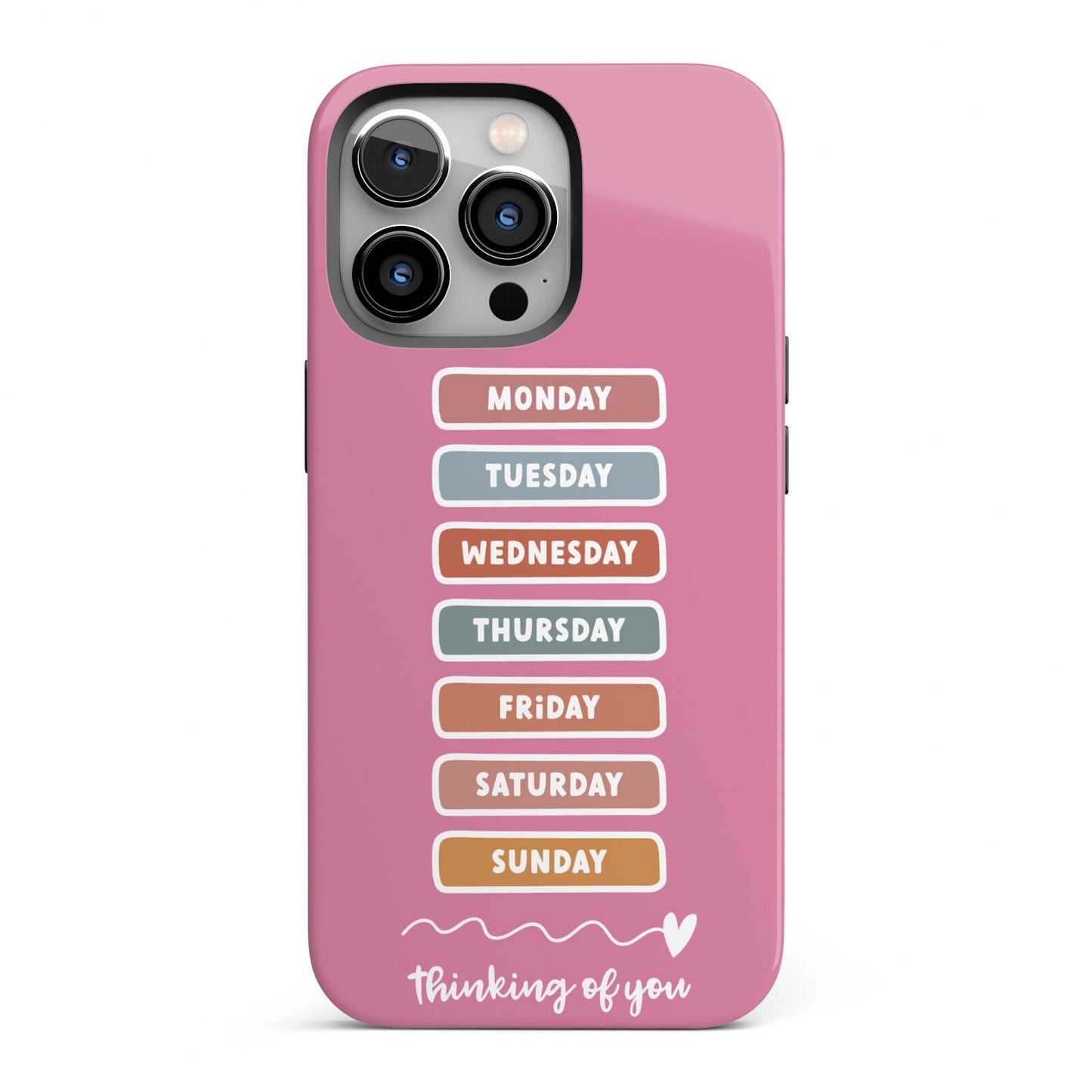 Thinking of You iPhone 13 Pro Full Wrap 3D Tough Case
