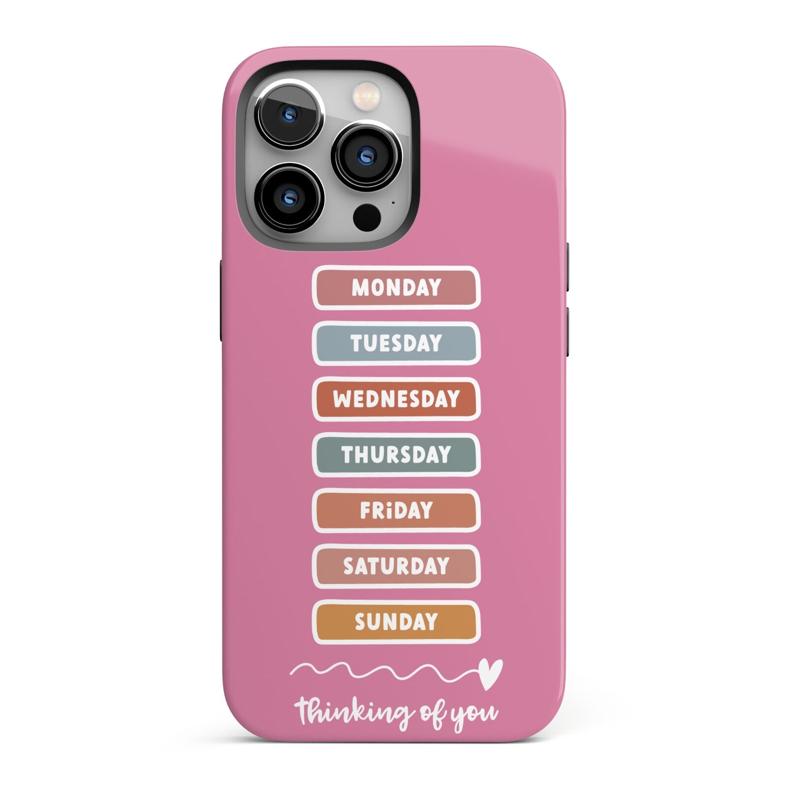 Thinking of You iPhone 13 Pro Full Wrap 3D Tough Case