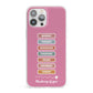 Thinking of You iPhone 13 Pro Max Clear Bumper Case