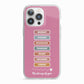 Thinking of You iPhone 13 Pro TPU Impact Case with White Edges