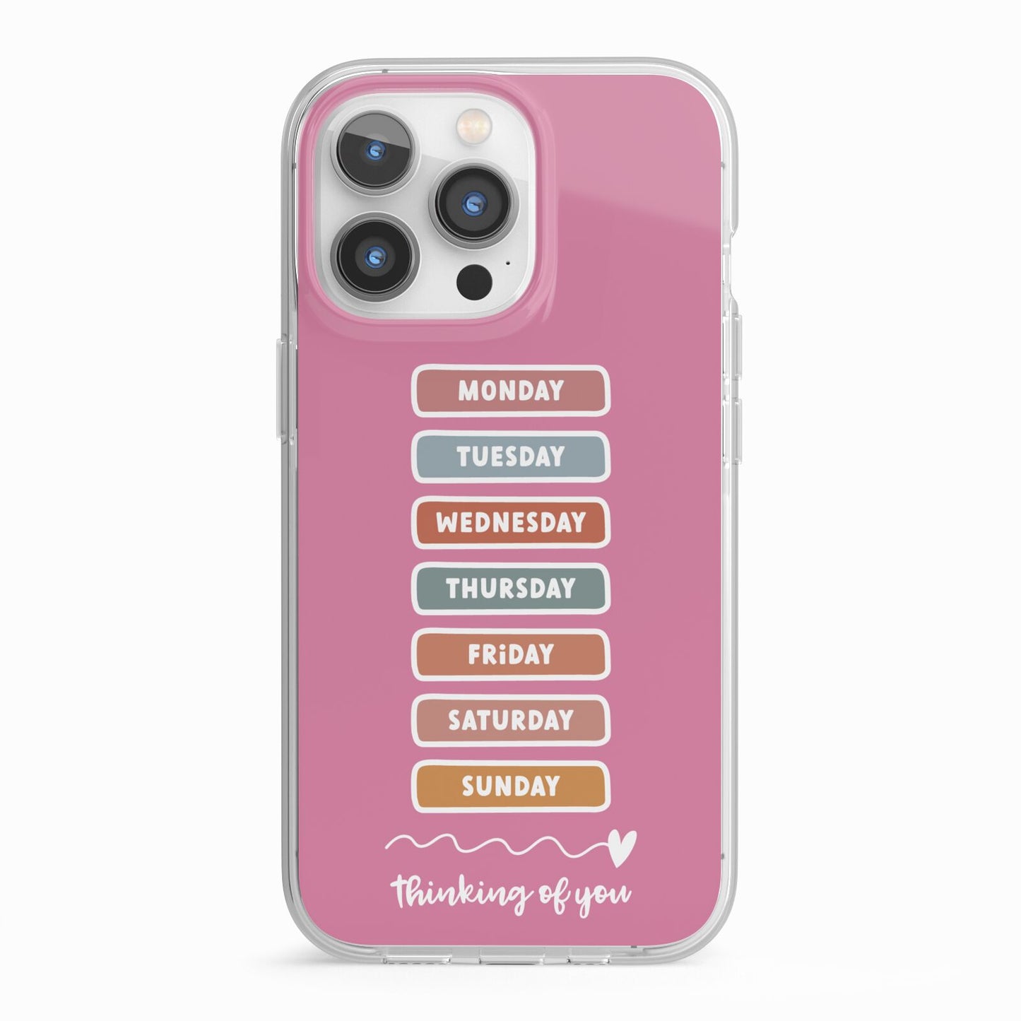 Thinking of You iPhone 13 Pro TPU Impact Case with White Edges