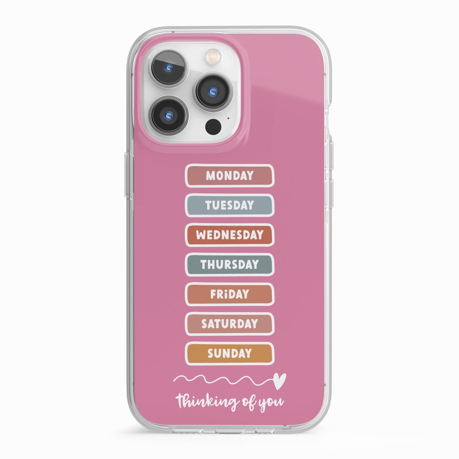 Thinking of You iPhone 13 Pro TPU Impact Case with White Edges