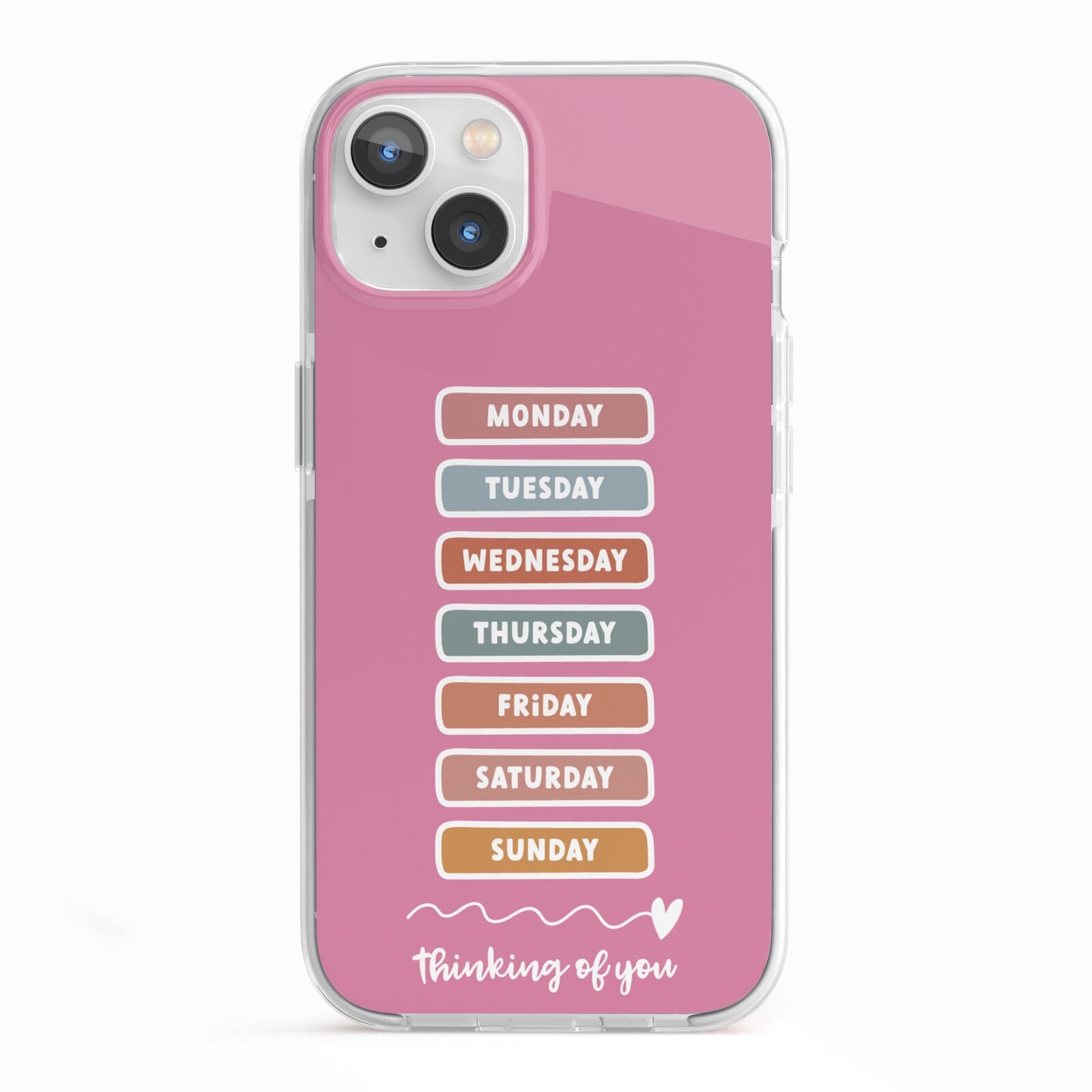Thinking of You iPhone 13 TPU Impact Case with White Edges