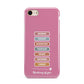 Thinking of You iPhone 8 3D Tough Case on Gold Phone