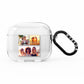 Three Image Horizontal Collage AirPods Clear Case 3rd Gen