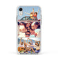 Three Photo Apple iPhone XR Impact Case White Edge on Silver Phone