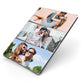Three Photo Collage Apple iPad Case on Grey iPad Side View