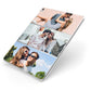 Three Photo Collage Apple iPad Case on Silver iPad Side View