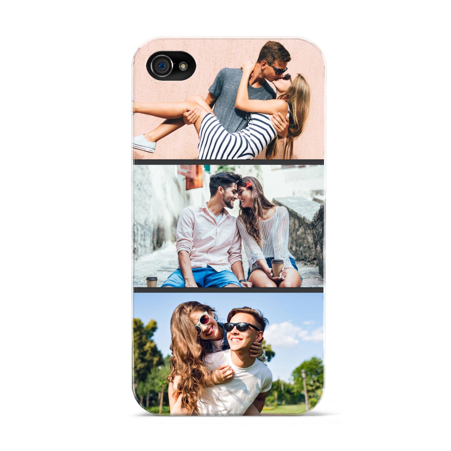 Three Photo Collage Apple iPhone 4s Case