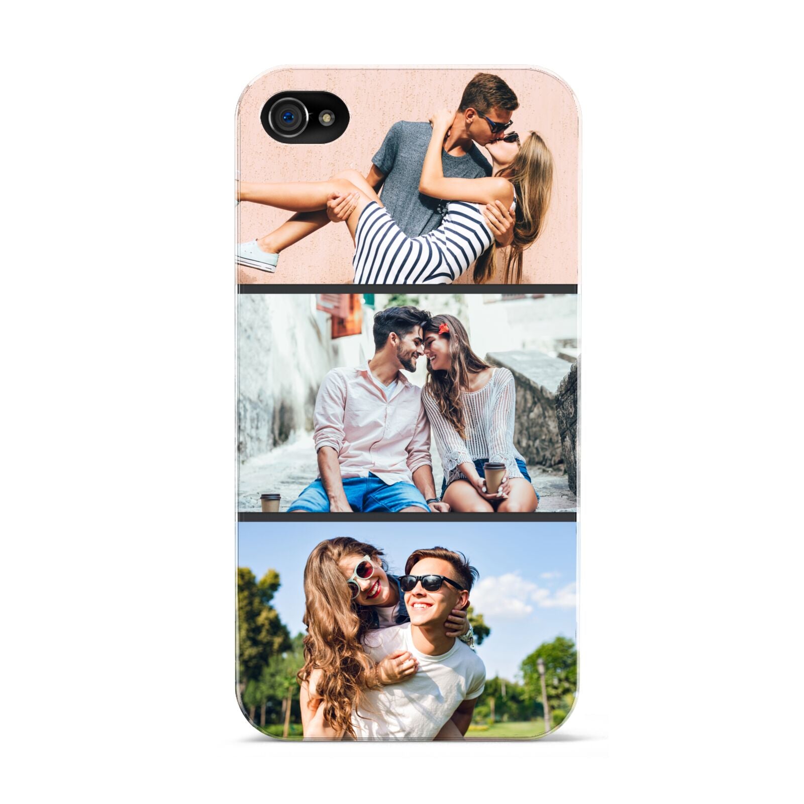 Three Photo Collage Apple iPhone 4s Case