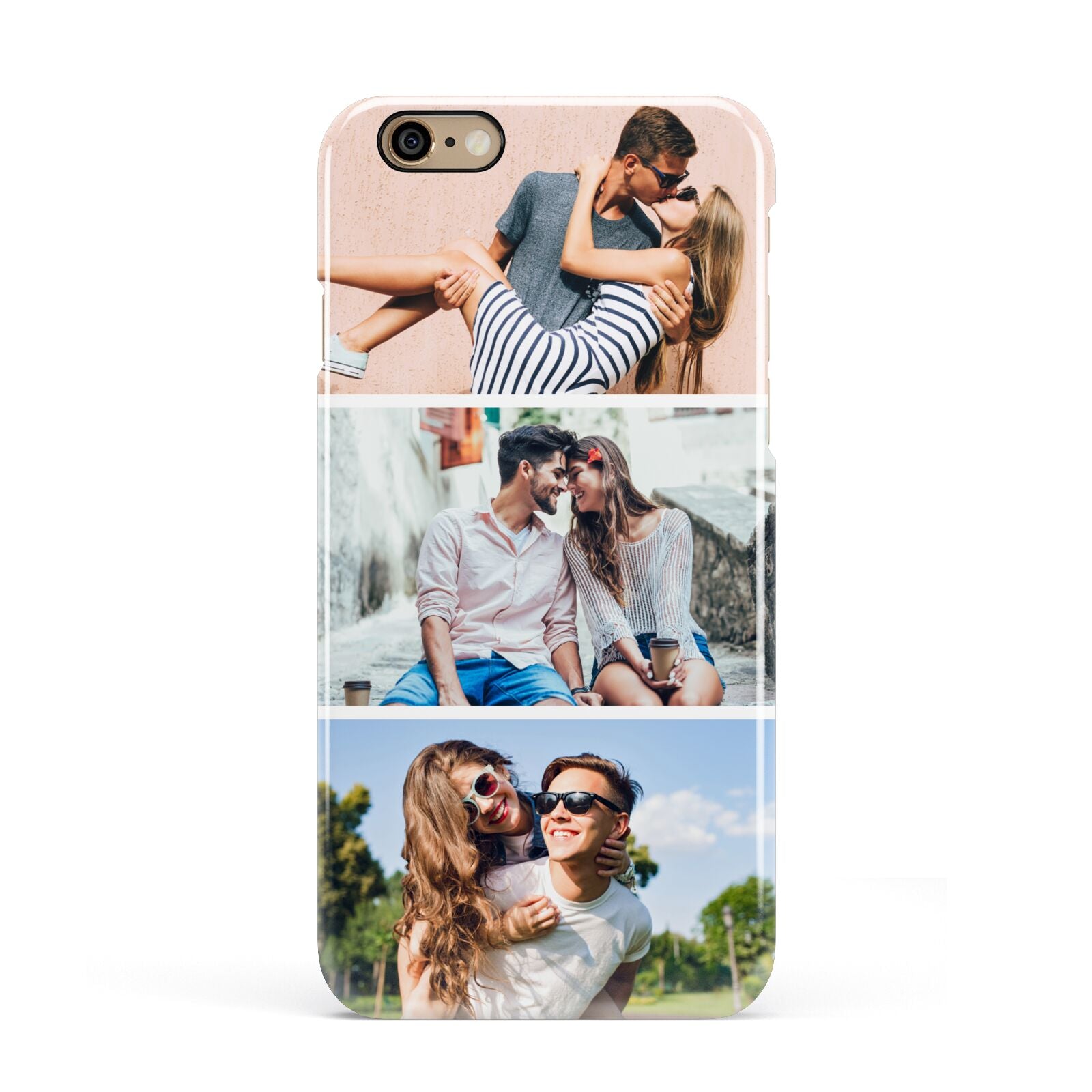 Three Photo Collage Apple iPhone 6 3D Snap Case